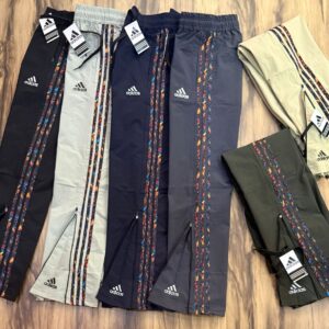 adidas bootcut trackpant with rainbow strips