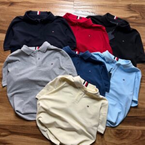 tommy polo tshirt in cotton matti fabric