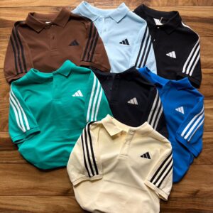3 strips polo tshirt for men