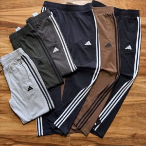 cotton trackpant 3 strips in regular fit