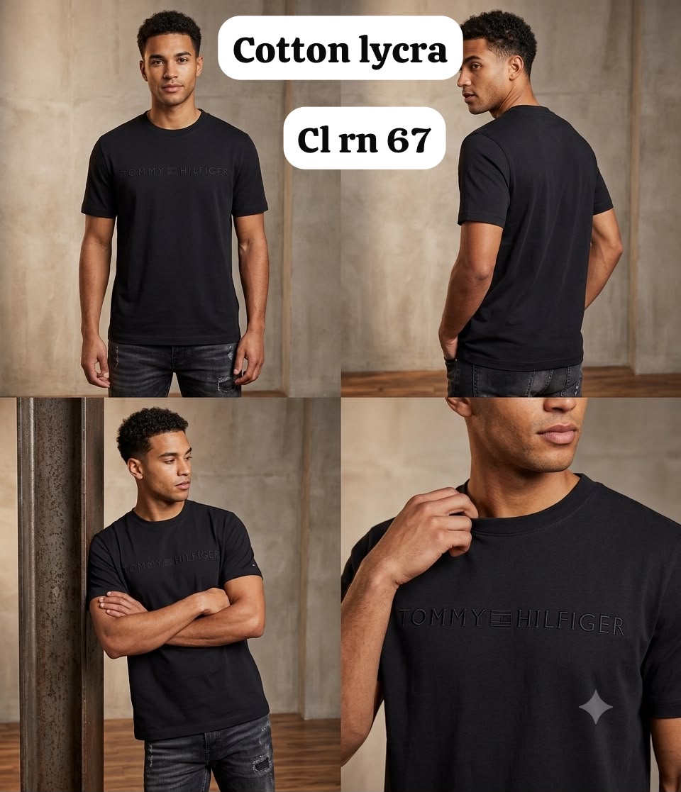 tommy hilger half sleeve tshirt in cotton lycra fabric tommy hilger half sleeve tshirt in cotton lycra fabric
